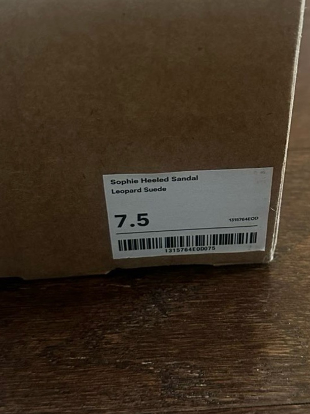 Reformation Sophie  Leopard-Print Suede Sandals 7.5 Brand New - Picture 9 of 14